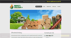 Desktop Screenshot of briketydrevene.cz